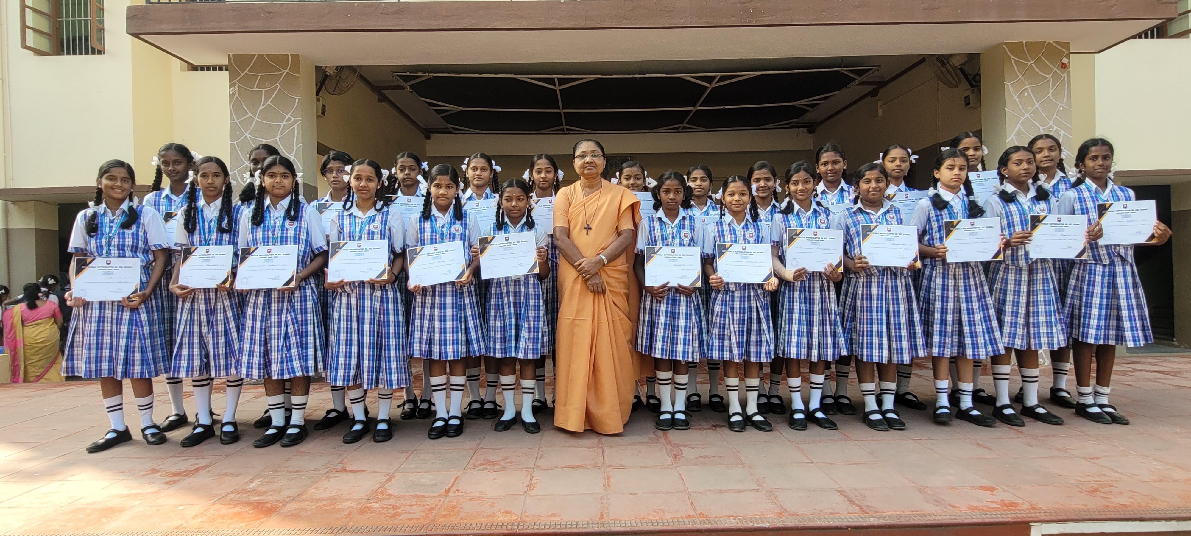 Achievers of 100% Attendance