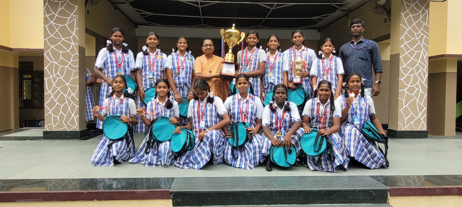 Our Volleyball Team won Gold in 6th KIOT