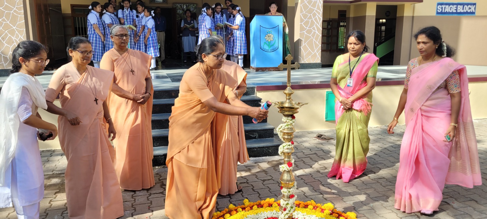 School Reopened on 2.6.25 with Prayer